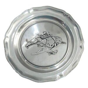 Vintage Wilton Pewter Lobster Crawfish 11.5" Plate Platter Columbia PA USA